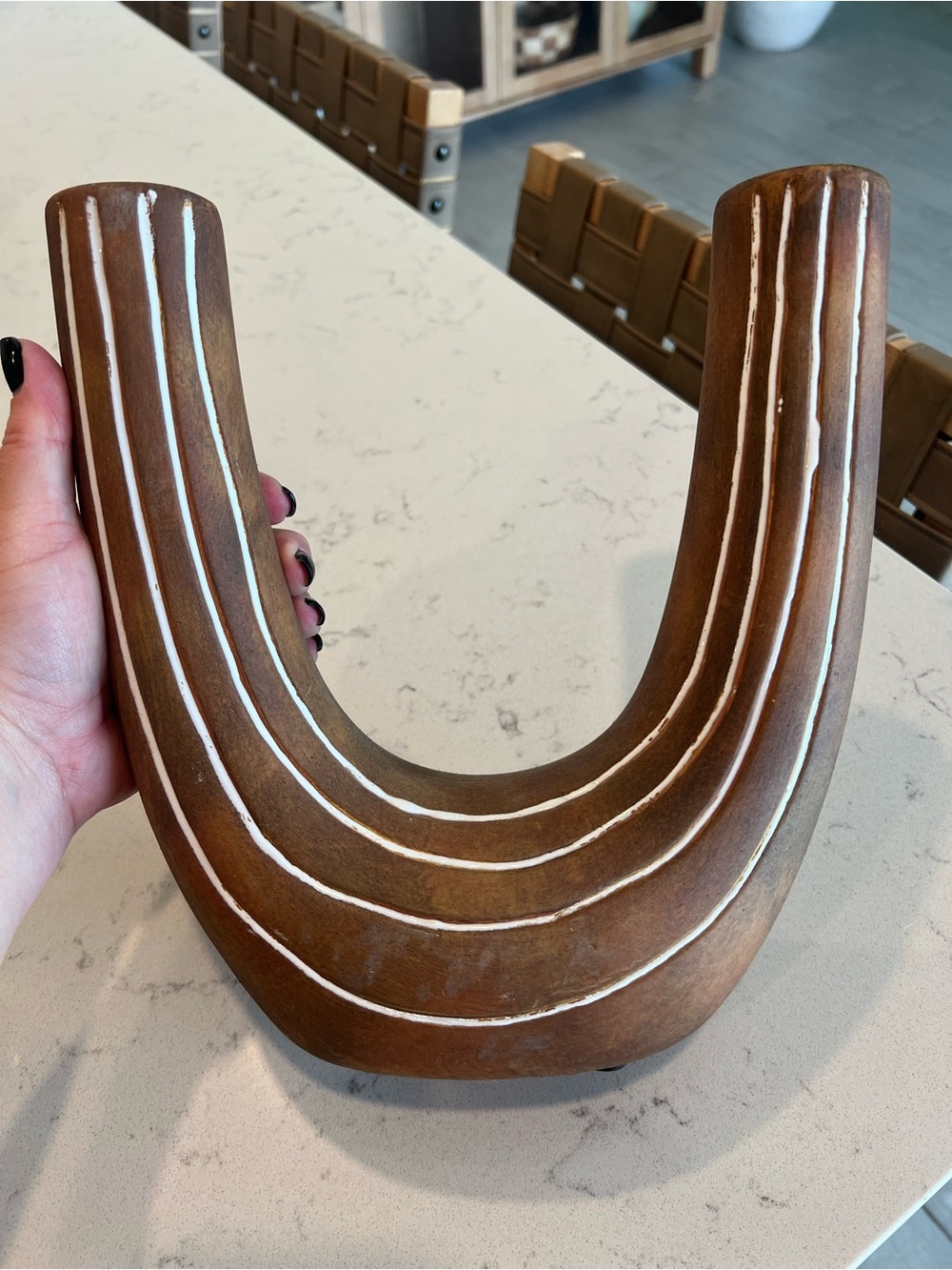 Bloomingville U-Shaped Decorative Vase